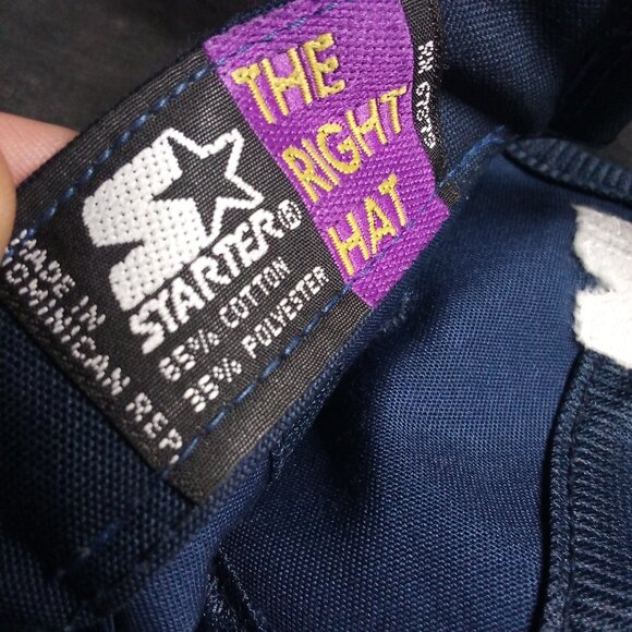 Vintage STARTER Arch Virginia Cavaliers Snap Hat Cap - Picture 7 of 7